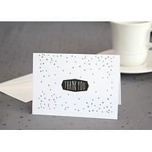 H.B.Hewitt Silver Polka Dot-Thank You Note