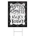 Hortense B. Hewitt Yard Sign; Happily Ever After