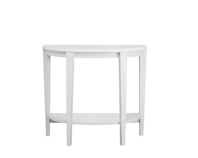 Monarch Specialties Inc. I 2451 36 Console Accent Table, White