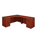 DMI® Fairplex Collection in Cognac Cherry, 29 Laminate Right Executive Corner Desk