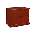 DMI® Belmont Office Collection in Brown Cherry, 36W 2-Drawer Lateral File Cabinet