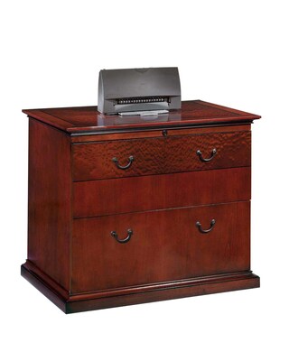 DMI Office Furniture Del Mar 730216 36 Wood/Veneer 2-Drawer Lateral File Cabinet, Sedona Cherry