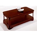 DMI Office Furniture Rue de Lyon 768440 17 Veneer Rectangle Coffee Table; Ruby Cabernet