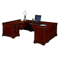 DMI Office Furniture Rue de Lyon 768457A 30 Wood/Veneer Right Executive U Desk, Ruby Cabernet