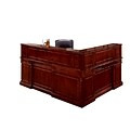 DMI Office Furniture Keswick 799067 44 Wood/Veneer Left Reception L Desk, English Cherry