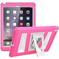 i-Blason Armorbox 2 Layer Full-Body Protection KickStand Case For iPad Air 2, Pink/White