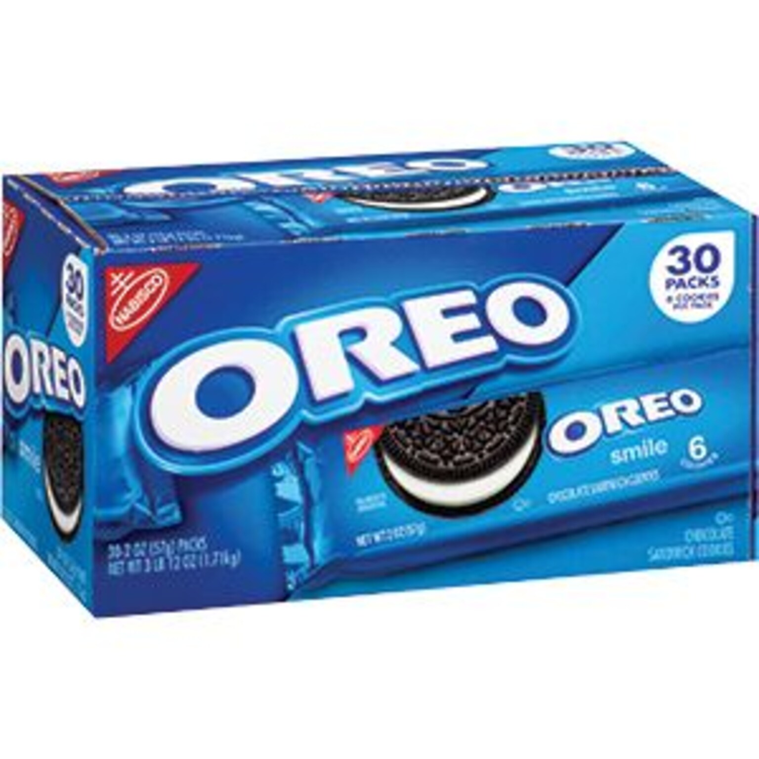 Nabisco Oreo Chocolate Sandwich Cookies, 2 oz., 30 Packs/Box (220-00421)