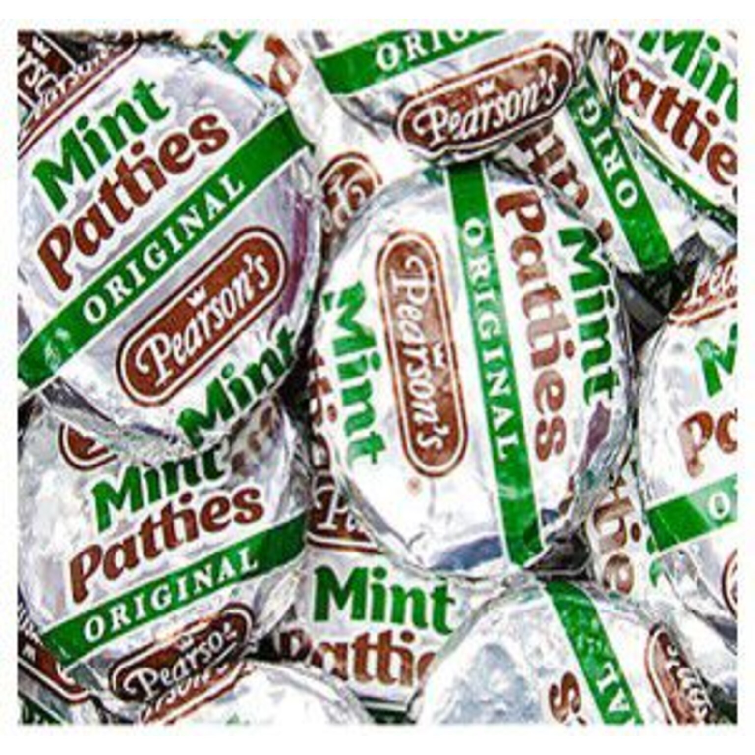 Pearson's Patties Dark Chocolate Mint Candy Bar, 6 lbs., 175/Carton