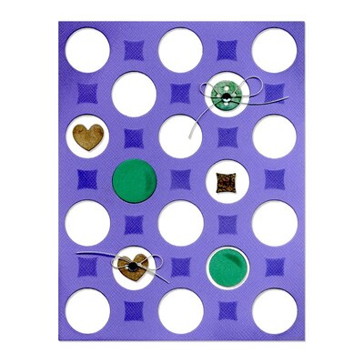 Sizzix Thinlits Die Geometric Tiles Set 0.37 x 0.37 - 5.5 x 4.25