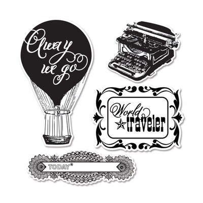 Sizzix Framelits Dies With Clear Stamps (659031)