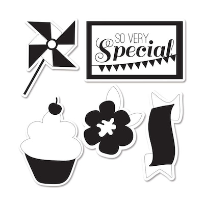 Sizzix Framelits Dies With Clear Stamps By Echo Park-Sweet Day (659042)
