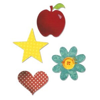 Sizzix Bigz Die Apple Multi-Colored 5.5 x 6