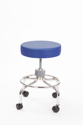 Brandt 22211 Revolving Stool with Footrest, Space Blue