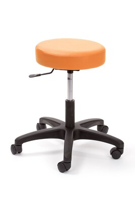 Brandt Econobuoy 13421 14 Pneumatic Stool without Backrest, Tangerine