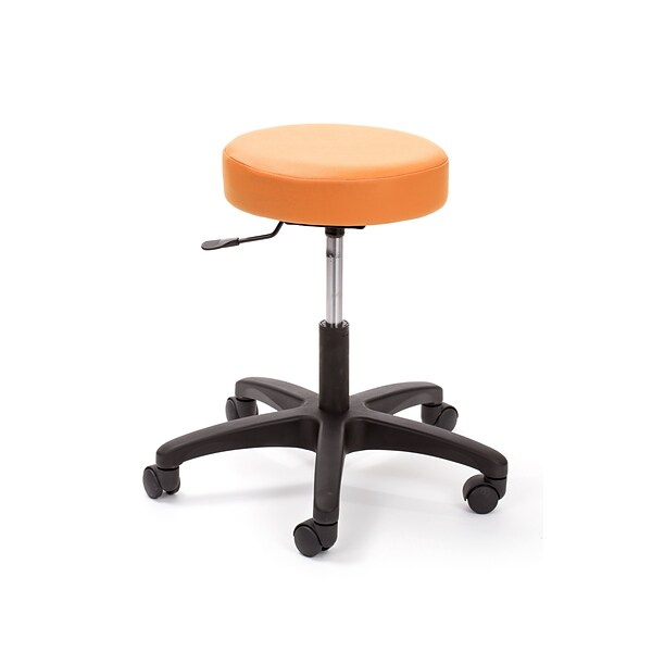 Brandt Econobuoy 13421 14 Pneumatic Stool without Backrest, Tangerine