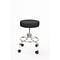 Brandt 22211 Revolving Stool with Footrest, Black