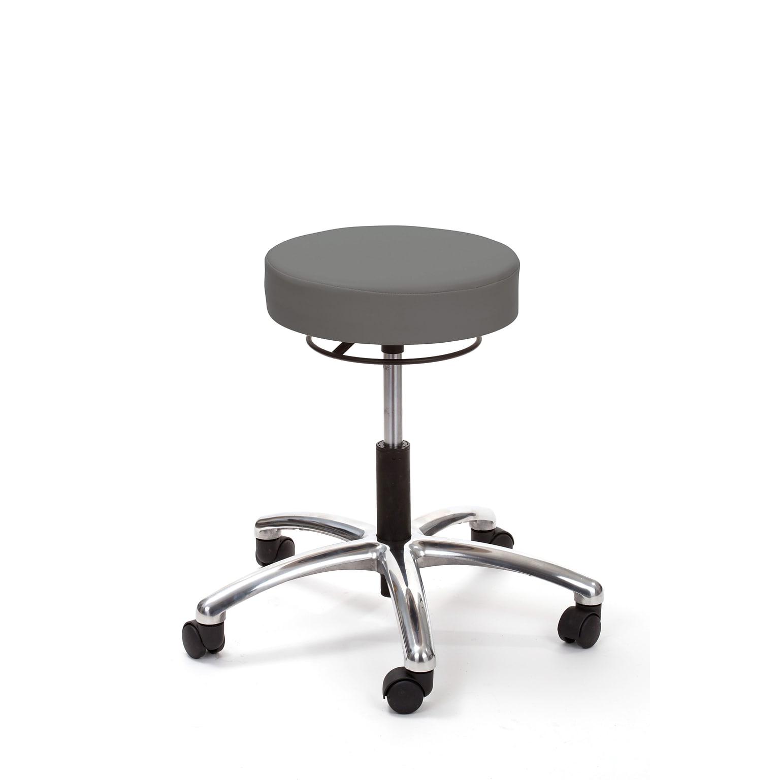 Brandt Airbuoy 17421RR 14 Pneumatic Stool with Ring Release, Charcoal