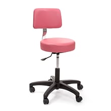 Brandt Econobuoy 13422 14 Pneumatic Stool with Backrest, Tea Rose