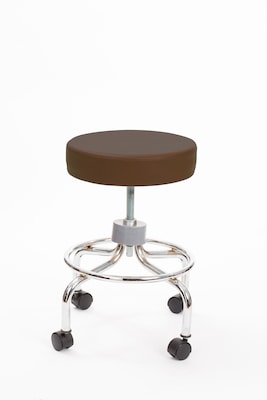 Brandt 22211 Revolving Stool with Footrest, Brown