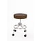 Brandt 22211 Revolving Stool with Footrest, Brown