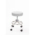 Brandt 22211 Revolving Stool with footrest, Ivory