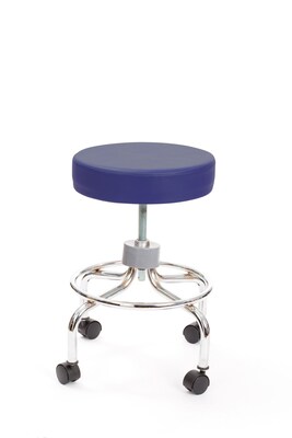 Brandt 22211 Revolving Stool with Footrest, Slate Blue