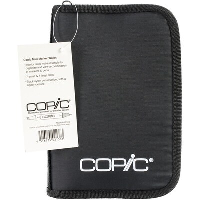 Copic Marker® Mini Wallet Empty Case, Black