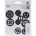 Docrafts® Xcut Black Chronology Die, Cogs, 9/Pack