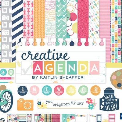 Echo Park Paper Collection Kit, 12 x 12, Creative Agenda, 12/Pack