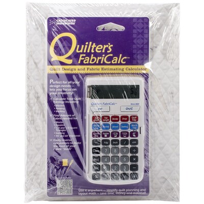 CALCULATED INDUSTRIES® Quilters FabriCalc Plus Companion Workbook Bundle Book