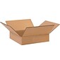 10'' x  10'' x 2'' Standard Corrugated Shipping Box, 200#/ECT, 25/Bundle (10102)