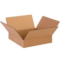 13 x 13 x 3 Standard Corrugated Shipping Box, 200#/ECT, 25/Bundle (13133)