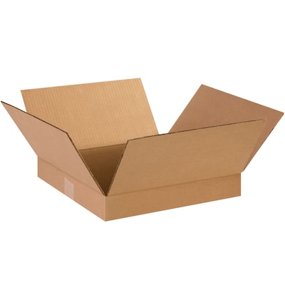 14 x 14 x 2 Standard Corrugated Shipping Box, 200#/ECT, 25/Bundle (14142)