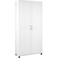 SystemBuild Kendall 36 Utility Storage Cabinet, White (7363401PCOM)