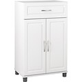 SystemBuild Kendall 24 1 Drawer/2 Door Base Storage Cabinet, White (7367401PCOM)