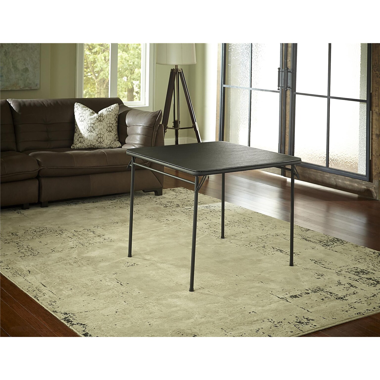 Cosco 34 Vinyl Top Folding Table (14696BLK1E)