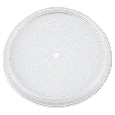 Dart® Plastic Vented Lid for #4J4 Cup, Translucent, 1000/Case
