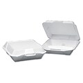 GENPAK 3 Compartment Foam Hinged Dinner Container