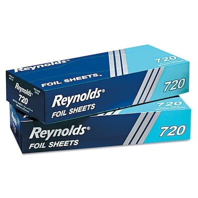 9 x 10.75 Inch Aluminum Foil Sheets (3000/cs)