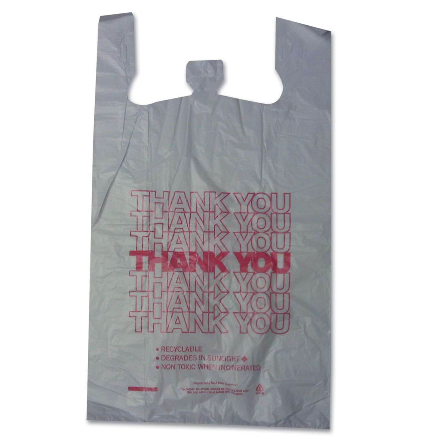 BARNES PAPER CO. High Density Shopping Bags, 30 x 18, 500/Carton (BPC 18830THYOU)