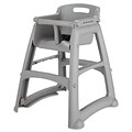 RUBBERMAID Sturdy Chair Youth Seat, without Wheels