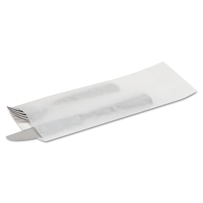 Bagcraft Papercon Silverware Bags 10 x 2.25, 2000/Ct