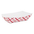 Southern Champion® Paper Food Baskets, 2.5lb, Red/White, 500/Carton