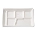 GENPAK 6 Compartment Tray