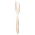 DIXIE/FORT JAMES Heavy Weight Polystyrene Fork; Champagne