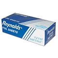 Reynolds 721M Metro Pop-Up Aluminum Foil Sheets, 12x10.75, 6 BX/500 Sheets, 3,000 Sheets/CS.