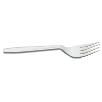 Genpak Harvest Starch Disposable Fork, Natural, 1000/Carton (HSF01)