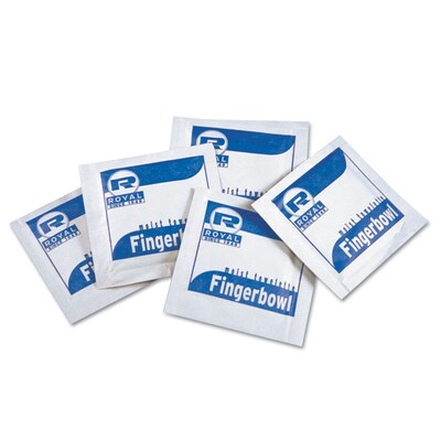 Royal Paper Moist Towelettes, Individually Wrapped, Fresh Lemon Scent, 10000/Carton (RPPRF1MB)