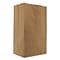 S & G PACKAGING Squat Kraft Paper Bags, 14.38 x 10.13 x 6.75,  500/Bundle