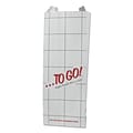 BAGCRAFT ToGo Foil Insulator Pint Paper Bag, 12 x 3.5